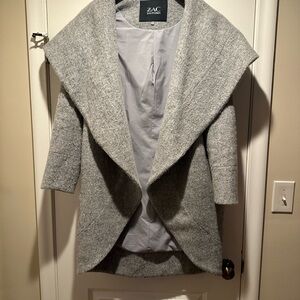 Zac Posen Light Gray Women's Coat